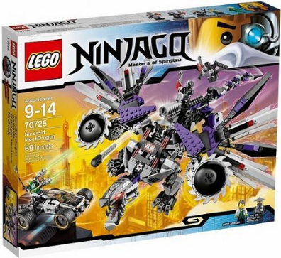 LEGO Set-Nindroid MechDragon-Ninjago-70725-1-Creative Brick Builders